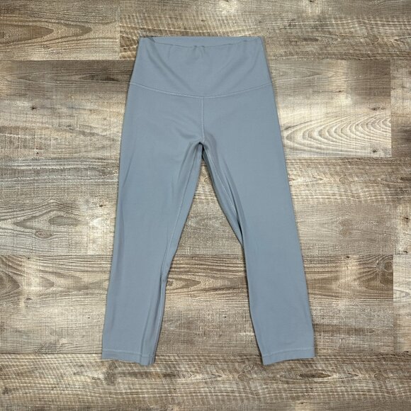 Lululemon Align HR High Rise Pant 22” Full Lenght Blue Women’s Size 6 - Picture 2 of 10